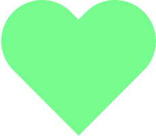 icono de un corazón verde